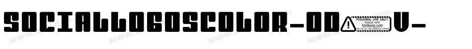 SocialLogosColor-od8V字体转换