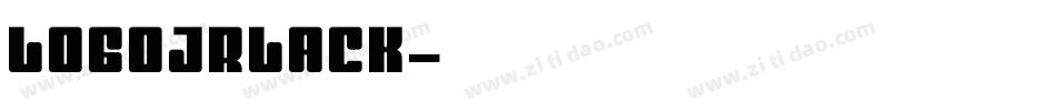 logojrlack字体转换