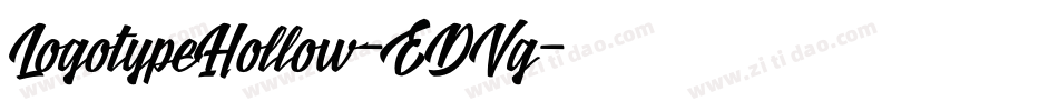 LogotypeHollow-EDVg字体转换