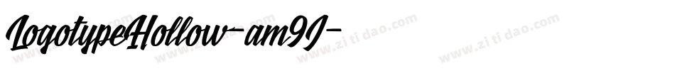 LogotypeHollow-am9J字体转换