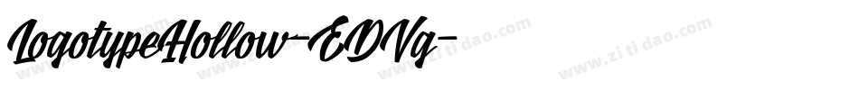 LogotypeHollow-EDVg字体转换