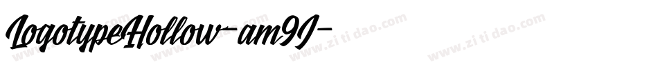 LogotypeHollow-am9J字体转换