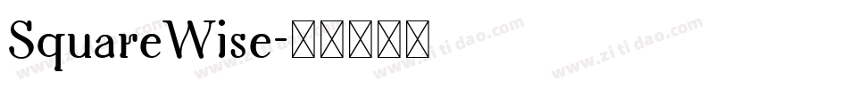 SquareWise字体转换