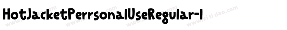 HotJacketPerrsonalUseRegular-lgdlZ字体转换