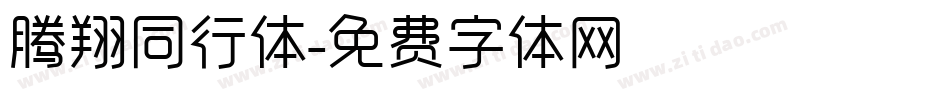 腾翔同行体字体转换