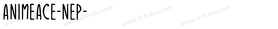 AnimeAce-neP字体转换