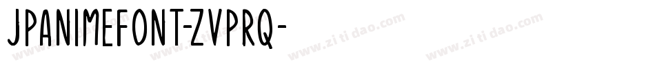 JpAnimeFont-ZVpRq字体转换