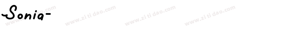 Sonia字体转换