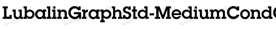 LubalinGraphStd-MediumCondObl字体转换