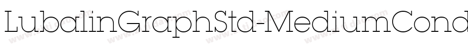 LubalinGraphStd-MediumCond字体转换