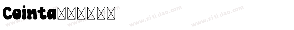 Cointa字体转换