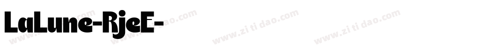 LaLune-RjeE字体转换