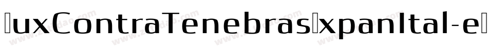 LuxContraTenebrasExpanItal-eBVn字体转换