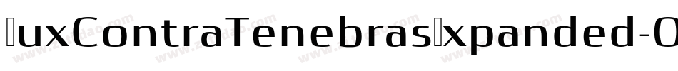 LuxContraTenebrasExpanded-03KG字体转换 LuxContraTenebrasExpanded-03KG字体转换