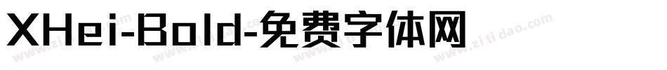 XHei-Bold字体转换