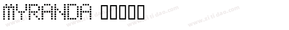 MyRanda字体转换