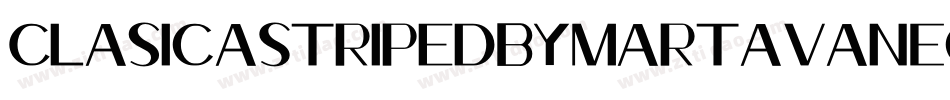 ClasicaStripedByMartaVanEck-GYga字体转换 ClasicaStripedByMartaVanEck-GYga字体转换