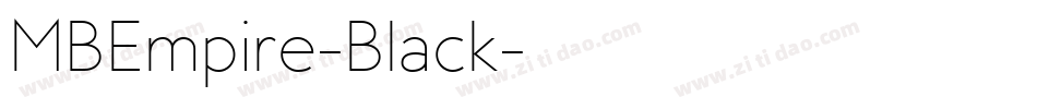 MBEmpire-Black字体转换 MBEmpire-Black字体转换