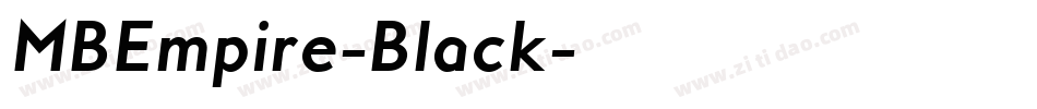 MBEmpire-Black字体转换 MBEmpire-Black字体转换