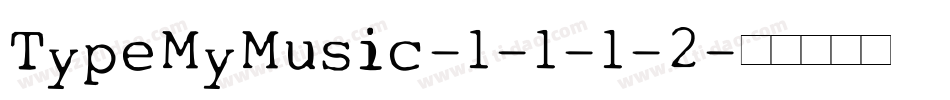 TypeMyMusic-1-1-1-2字体转换