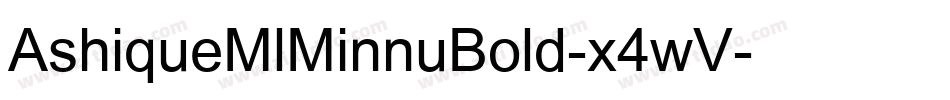 AshiqueMlMinnuBold-x4wV字体转换