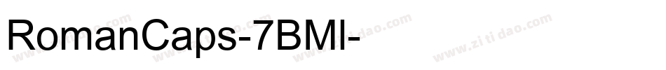RomanCaps-7BMl字体转换