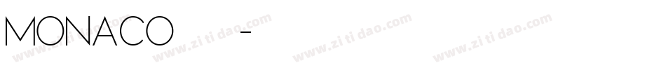 Monaco生成器字体转换