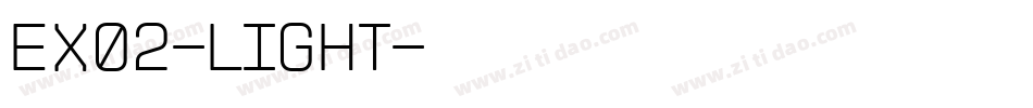 Ex02-Light字体转换