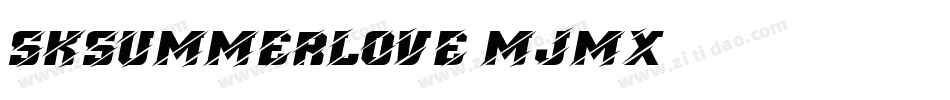 Sksummerlove-MJMx字体转换