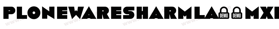 PloneWareSharMla-1MxL字体转换