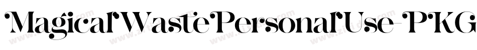 MagicalWastePersonalUse-PKG6x字体转换