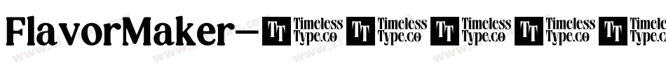 FlavorMaker字体转换