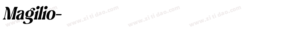 Magilio字体转换