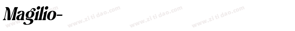 Magilio字体转换