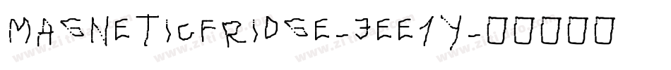 MagneticFridge-jEE1y字体转换
