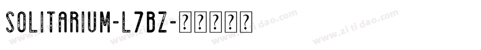 Solitarium-L7BZ字体转换