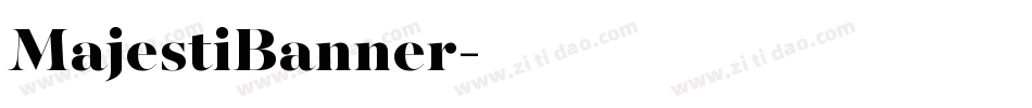 MajestiBanner字体转换 MajestiBanner字体转换