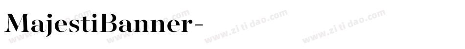 MajestiBanner字体转换 MajestiBanner字体转换