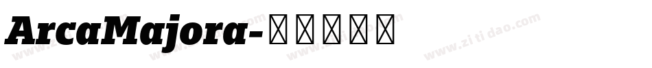 ArcaMajora字体转换