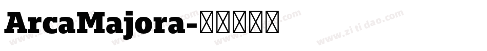 ArcaMajora字体转换