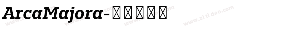 ArcaMajora字体转换