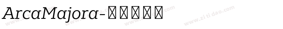ArcaMajora字体转换