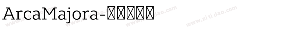 ArcaMajora字体转换