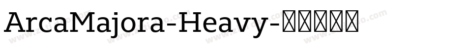 ArcaMajora-Heavy字体转换