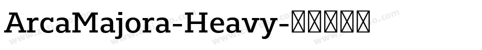 ArcaMajora-Heavy字体转换