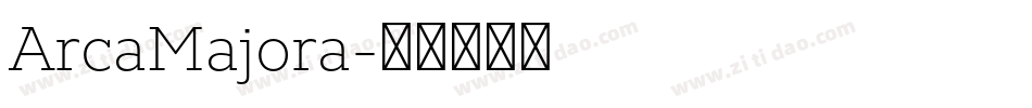 ArcaMajora字体转换