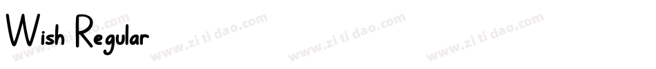 Wish-Regular字体转换