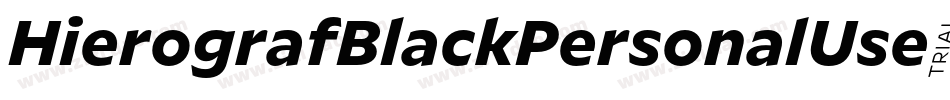 HierografBlackPersonalUse-M5Mp字体转换 HierografBlackPersonalUse-M5Mp字体转换