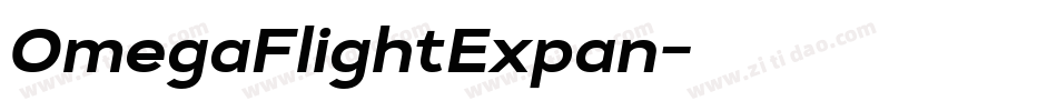 OmegaFlightExpan字体转换