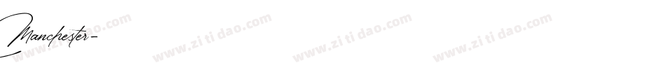 Manchester字体转换